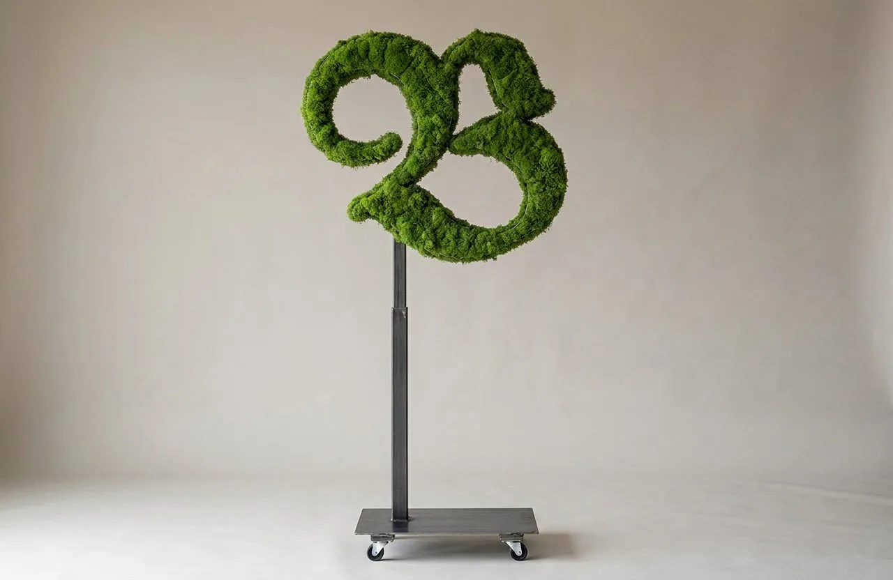 Monogram Letter B Topiary Frame, 72–90 in Monogram Letter B Topiary Frame, 72–90 in