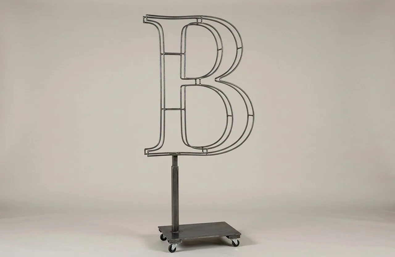 Monogram Letter B Topiary Frame, 72–90 in Monogram Letter B Topiary Frame, 72–90 in