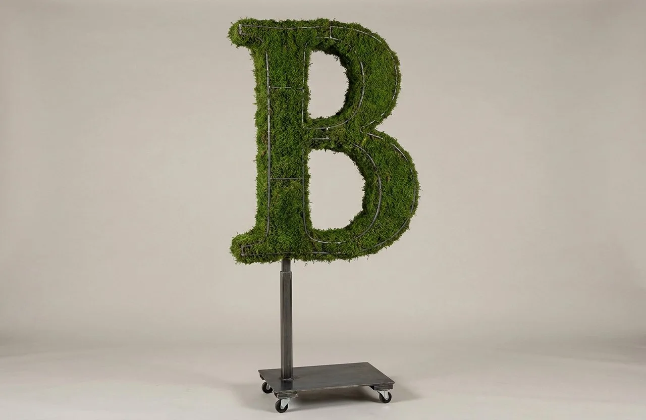 Monogram Letter B Topiary Frame, 72–90 in Monogram Letter B Topiary Frame, 72–90 in