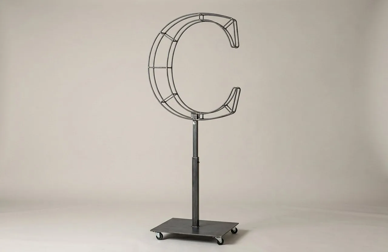 Monogram Letter C Topiary Frame, 72–90 in Monogram Letter C Topiary Frame, 72–90 in