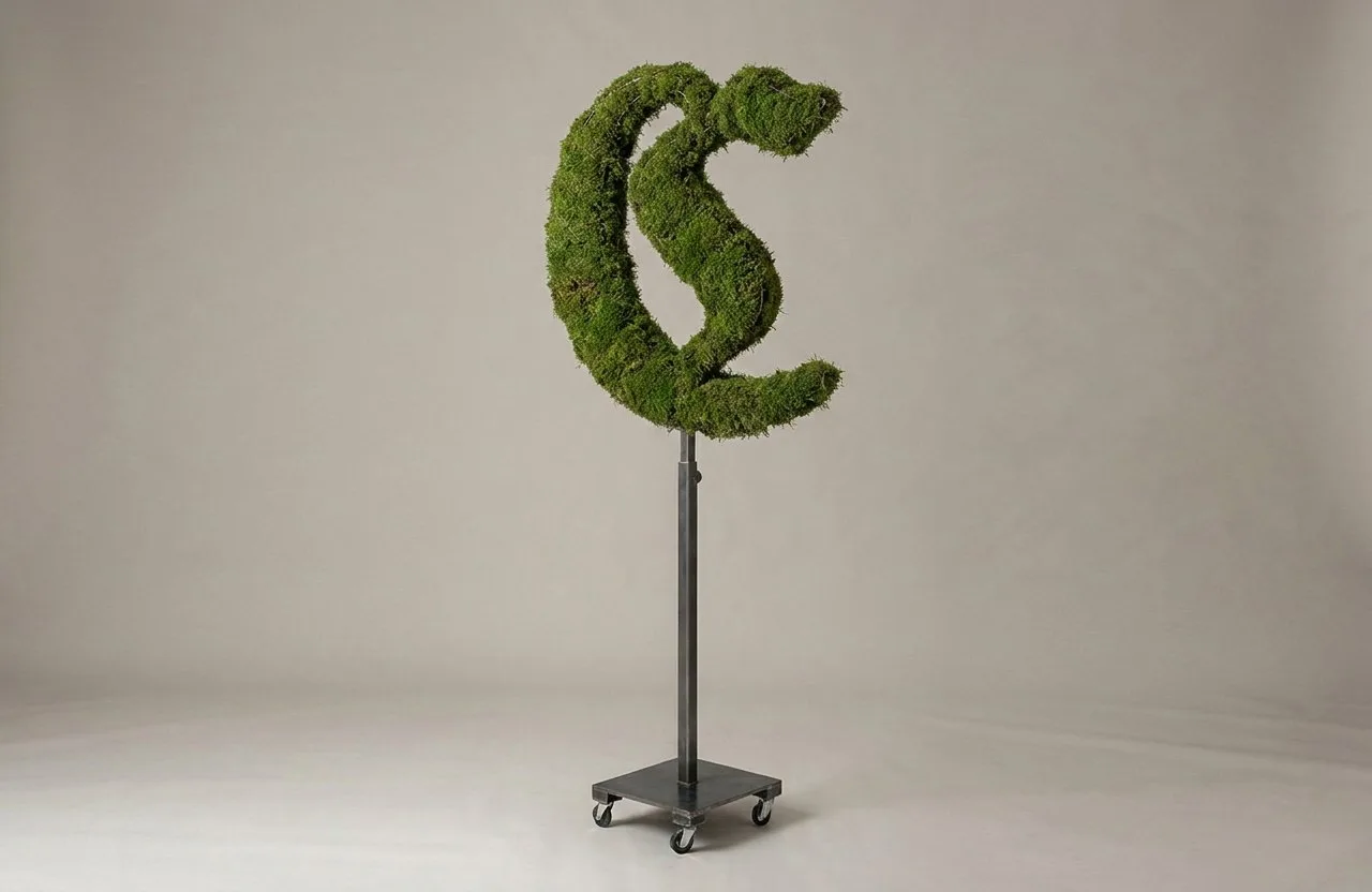 Monogram Letter C Topiary Frame, 72–90 in Monogram Letter C Topiary Frame, 72–90 in