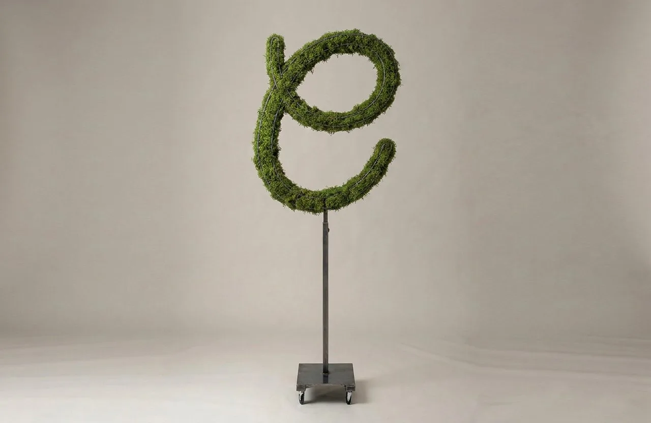 Monogram Letter C Topiary Frame, 72–90 in Monogram Letter C Topiary Frame, 72–90 in