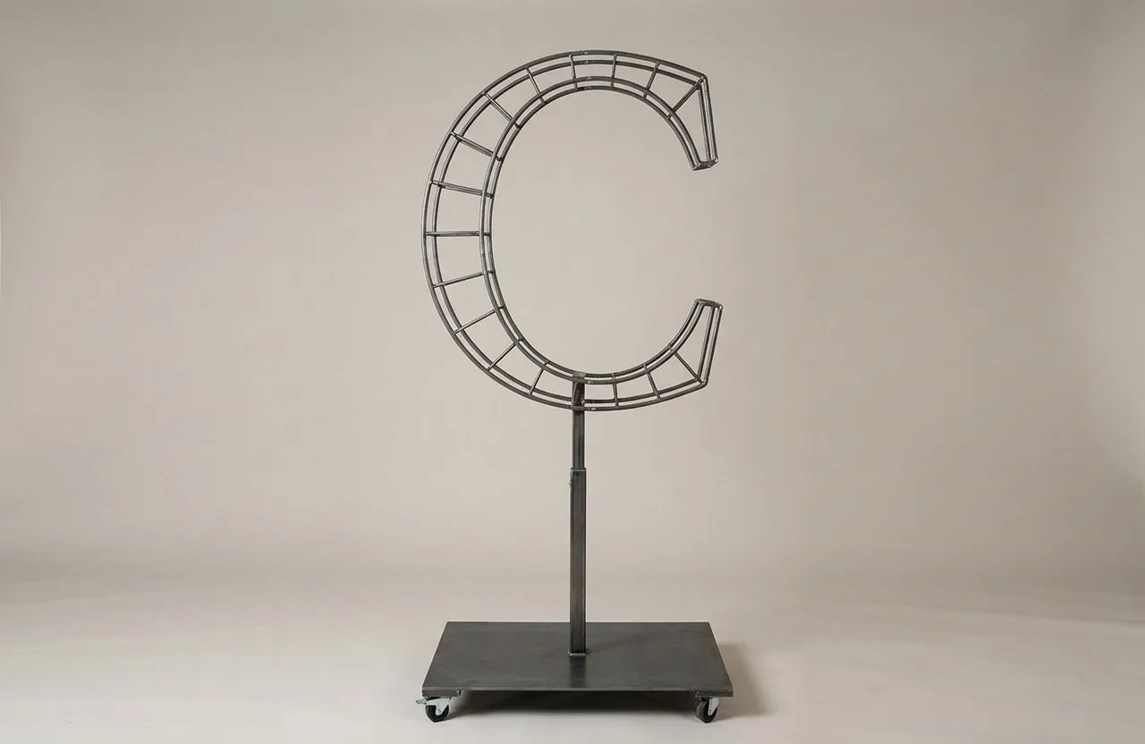 Monogram Letter C Topiary Frame, 72–90 in Monogram Letter C Topiary Frame, 72–90 in