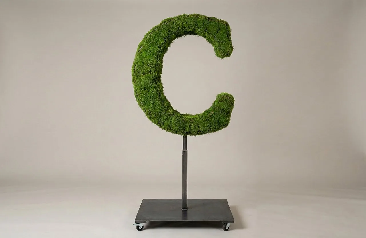 Monogram Letter C Topiary Frame, 72–90 in Monogram Letter C Topiary Frame, 72–90 in