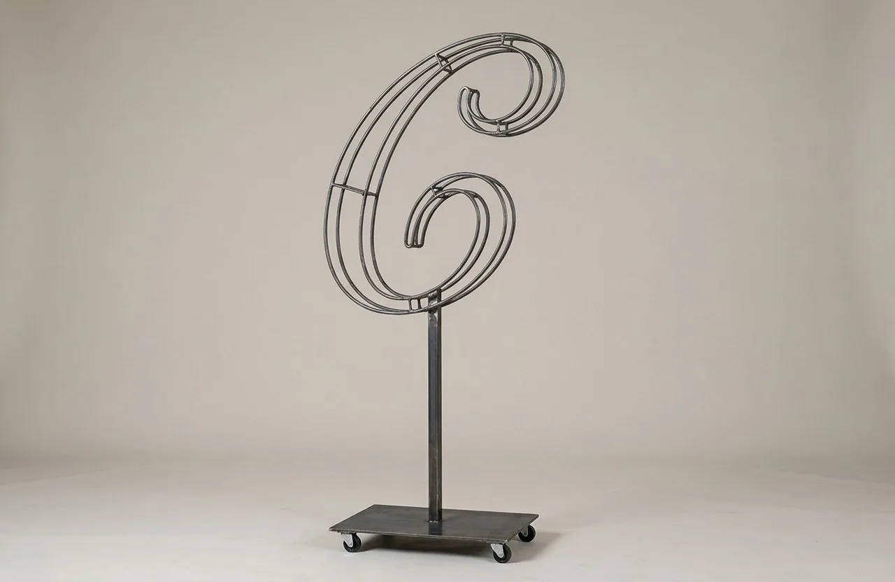 Monogram Letter C Topiary Frame, 72–90 in Monogram Letter C Topiary Frame, 72–90 in