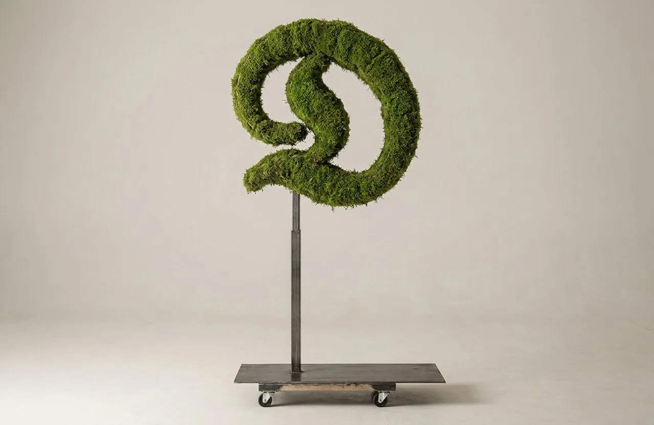 Monogram Letter D Topiary Frame, 72–90 in Monogram Letter D Topiary Frame, 72–90 in
