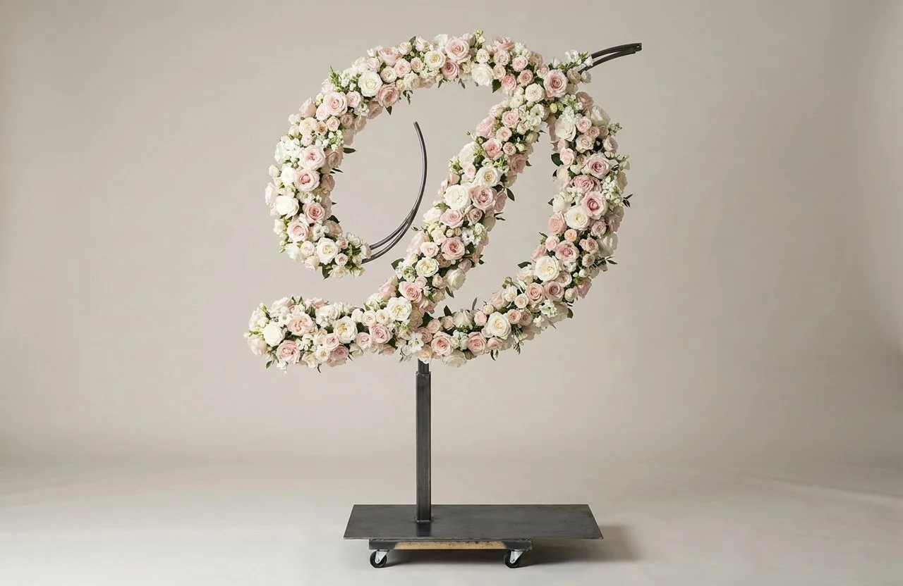 Monogram Letter D Topiary Frame, 72–90 in Monogram Letter D Topiary Frame, 72–90 in