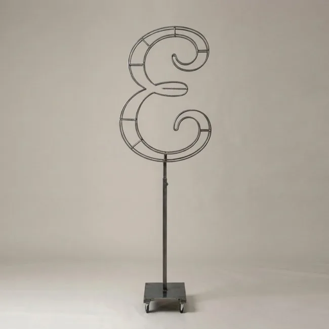Monogram Letter E Topiary Frame, 72–90 in