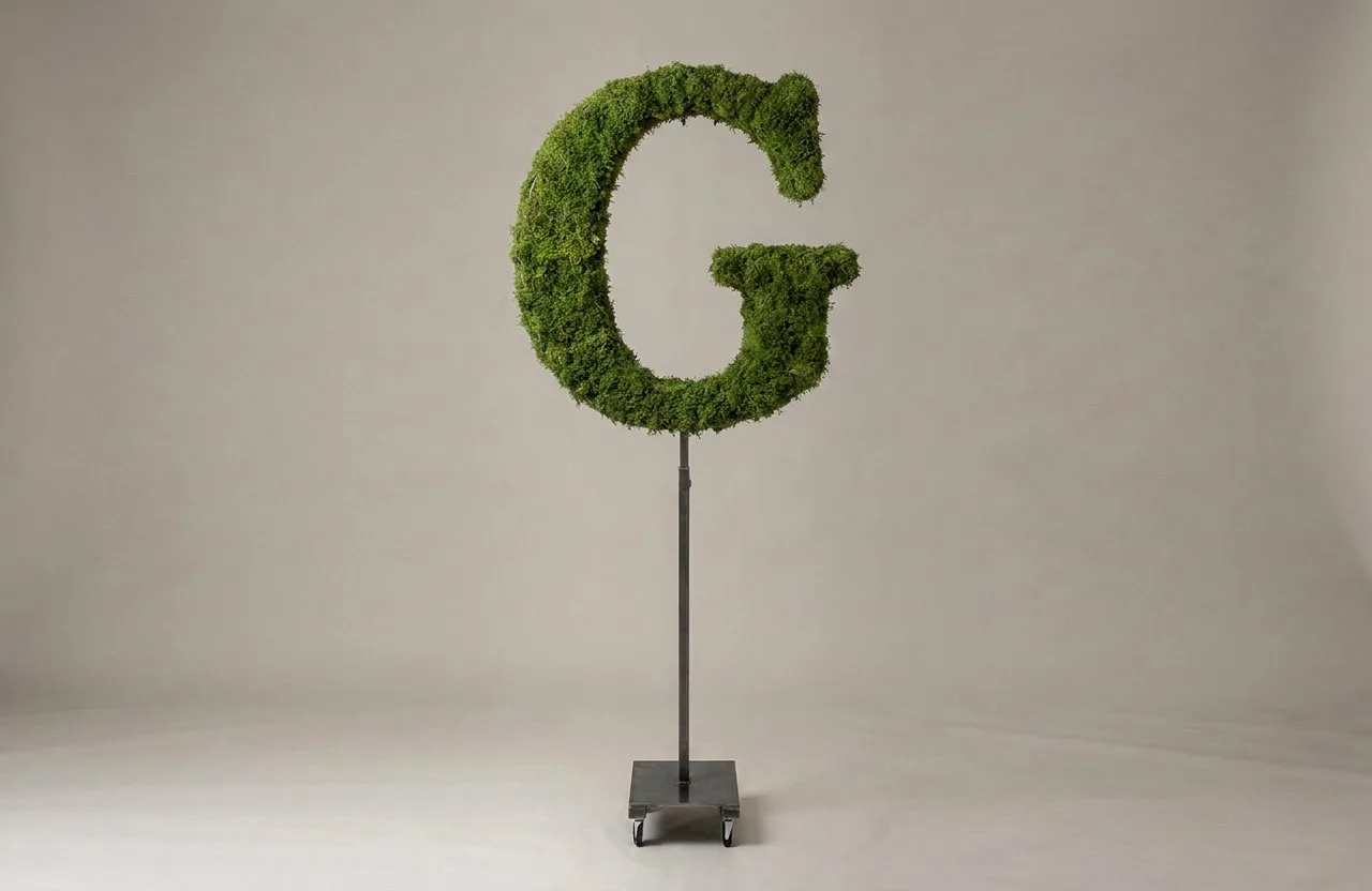 Monogram Letter G Topiary Frame, 72–90 in Monogram Letter G Topiary Frame, 72–90 in