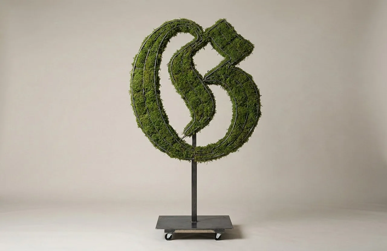 Monogram Letter G Topiary Frame, 72–90 in Monogram Letter G Topiary Frame, 72–90 in