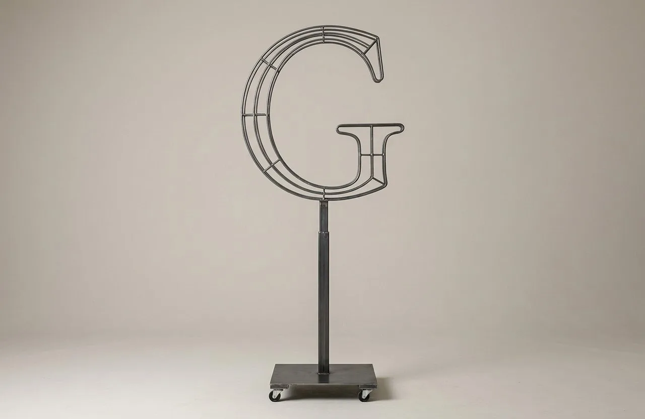 Monogram Letter G Topiary Frame, 72–90 in Monogram Letter G Topiary Frame, 72–90 in