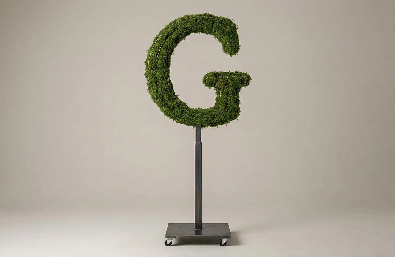 Monogram Letter G Topiary Frame, 72–90 in Monogram Letter G Topiary Frame, 72–90 in