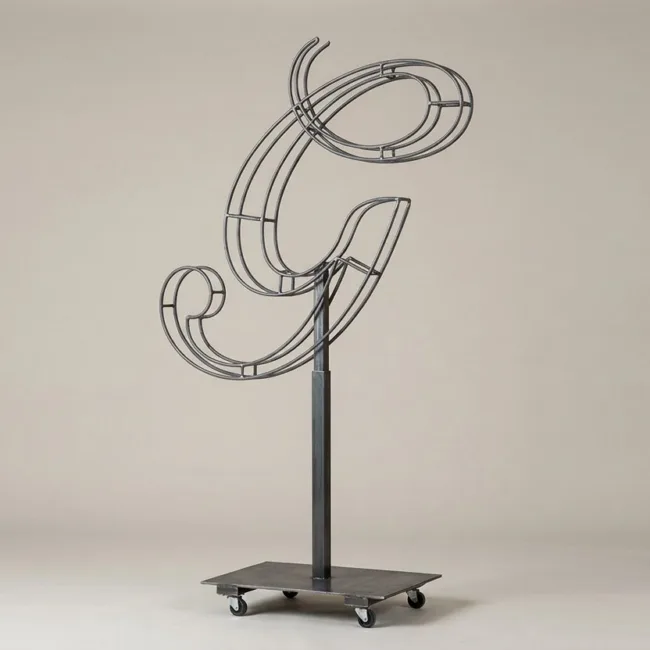 Monogram Letter G Topiary Frame, 72–90 in