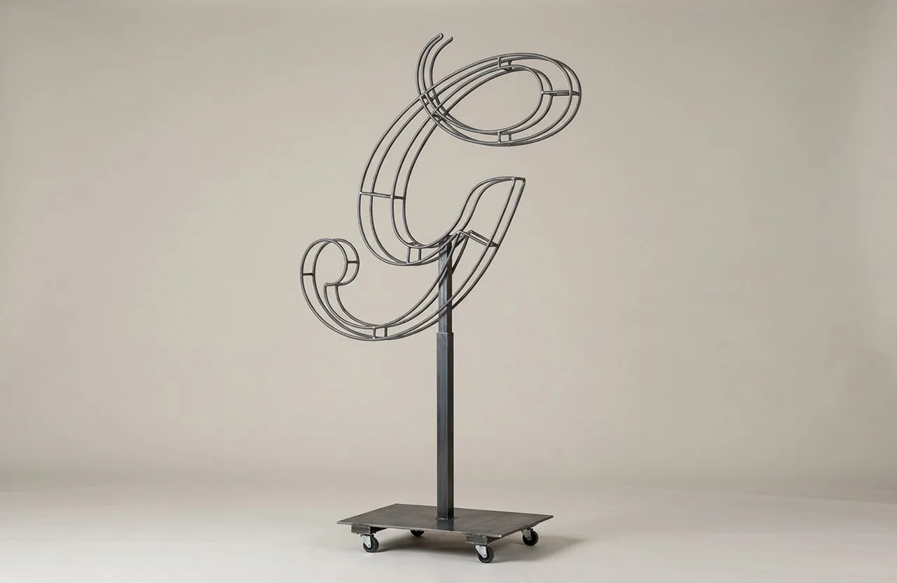 Monogram Letter G Topiary Frame, 72–90 in Monogram Letter G Topiary Frame, 72–90 in