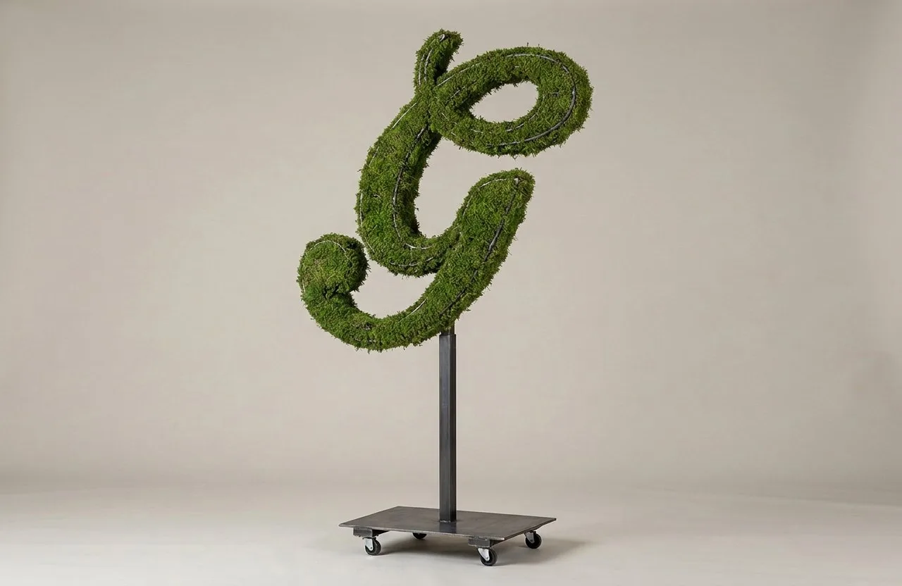 Monogram Letter G Topiary Frame, 72–90 in Monogram Letter G Topiary Frame, 72–90 in