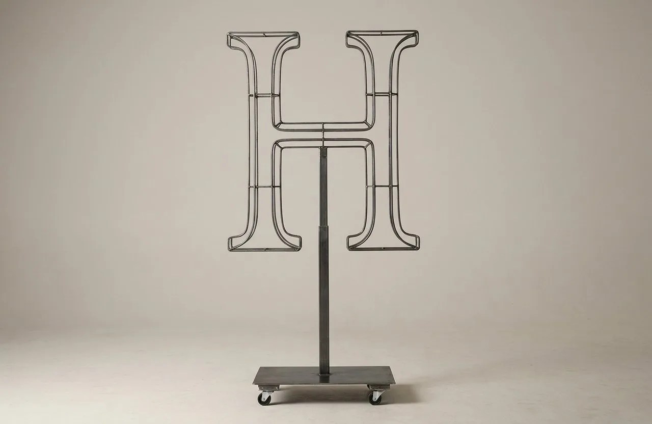 Monogram Letter H Topiary Frame, 72–90 in Monogram Letter H Topiary Frame, 72–90 in