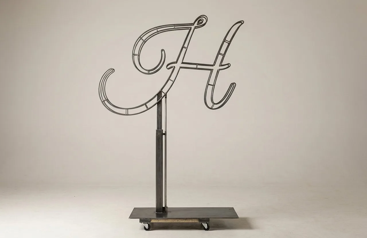 Monogram Letter H Topiary Frame, 72–90 in Monogram Letter H Topiary Frame, 72–90 in