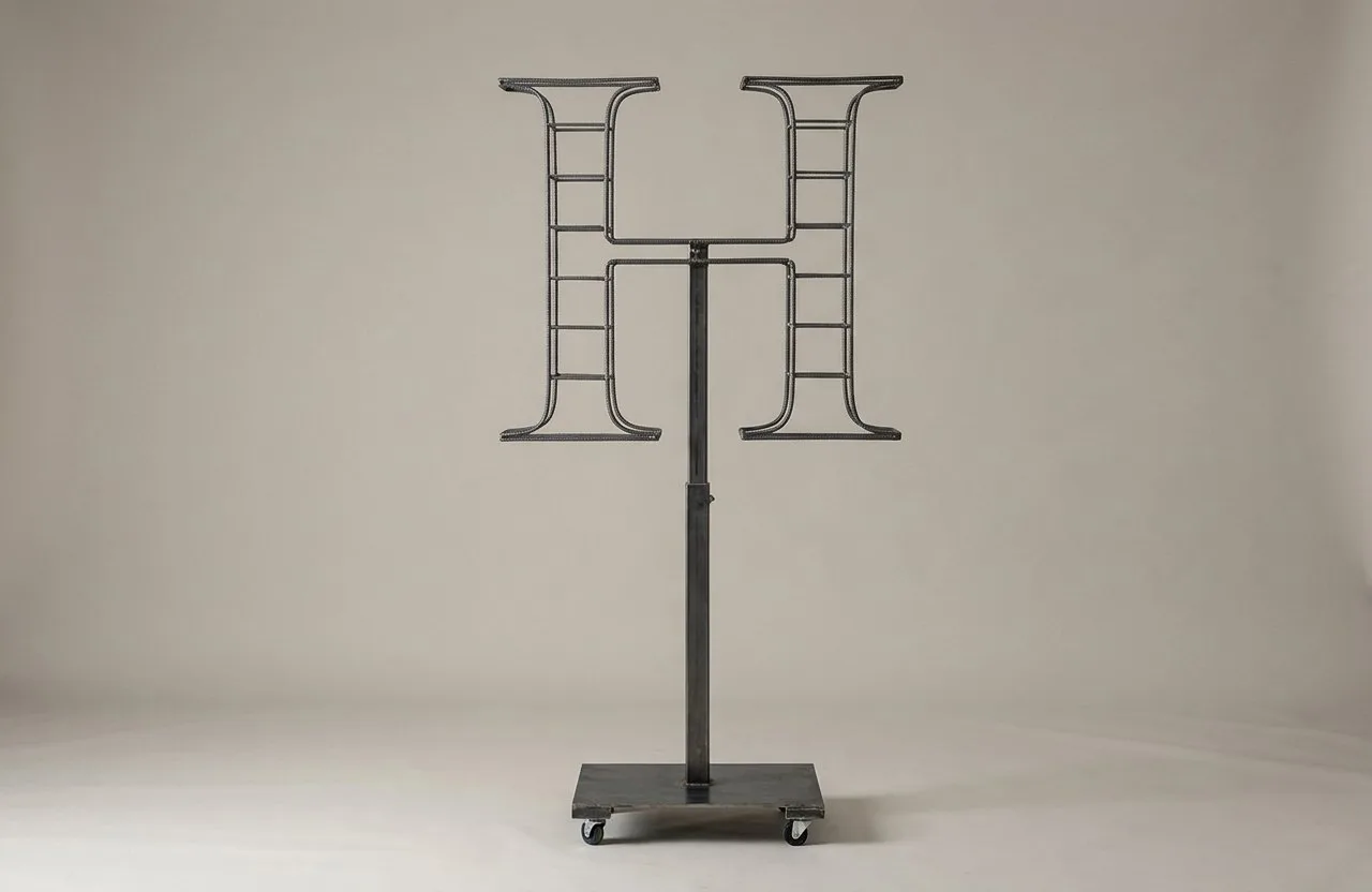 Monogram Letter H Topiary Frame, 72–90 in Monogram Letter H Topiary Frame, 72–90 in