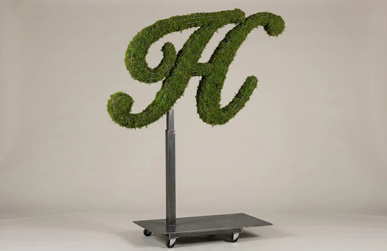Monogram Letter H Topiary Frame, 72–90 in Monogram Letter H Topiary Frame, 72–90 in