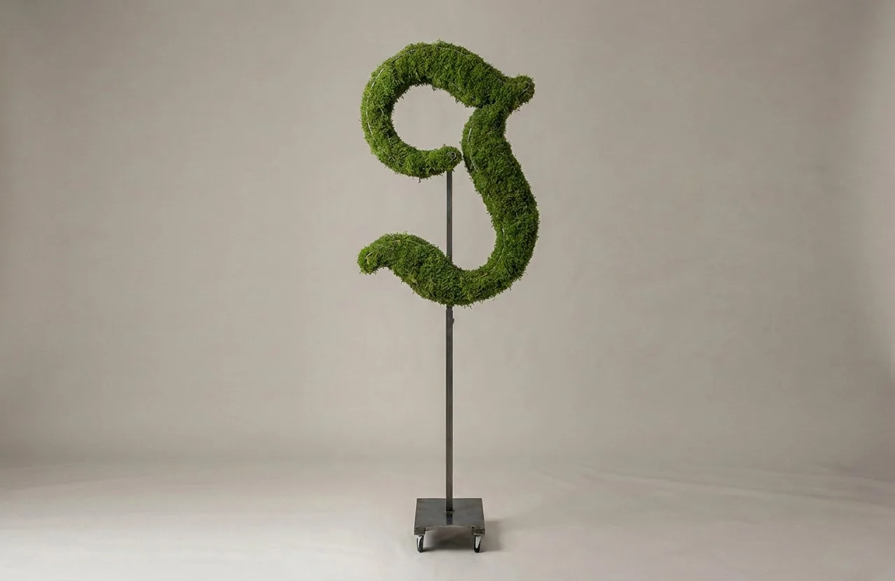 Monogram Letter J Topiary Frame, 72–90 in Monogram Letter J Topiary Frame, 72–90 in