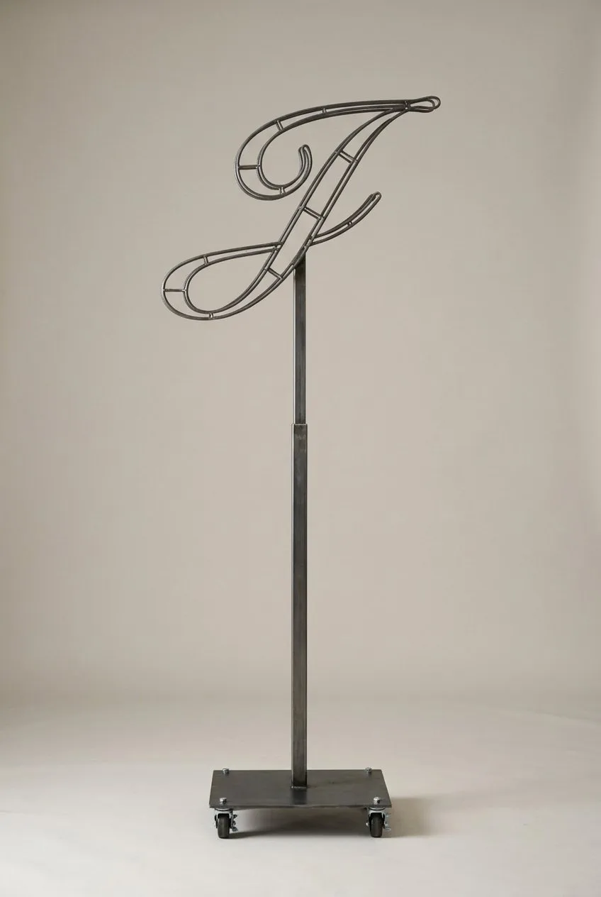 Monogram Letter J Topiary Frame, 72–90 in Monogram Letter J Topiary Frame, 72–90 in