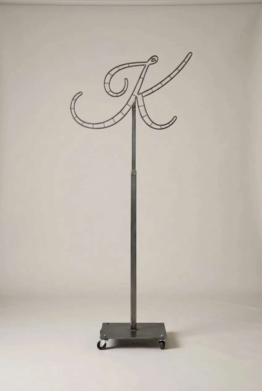 Monogram Letter K Topiary Frame, 72–90 in Monogram Letter K Topiary Frame, 72–90 in