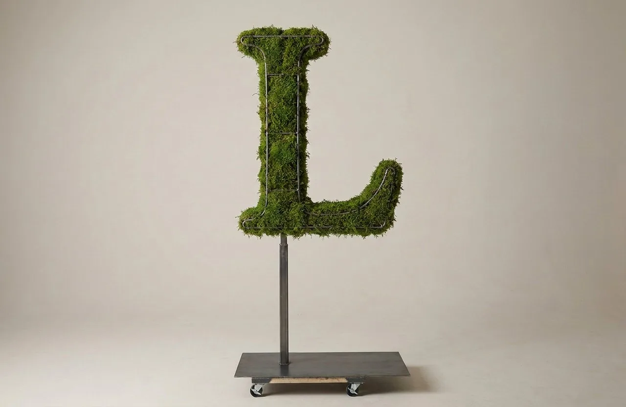 Monogram Letter L Topiary Frame, 72–90 in Monogram Letter L Topiary Frame, 72–90 in