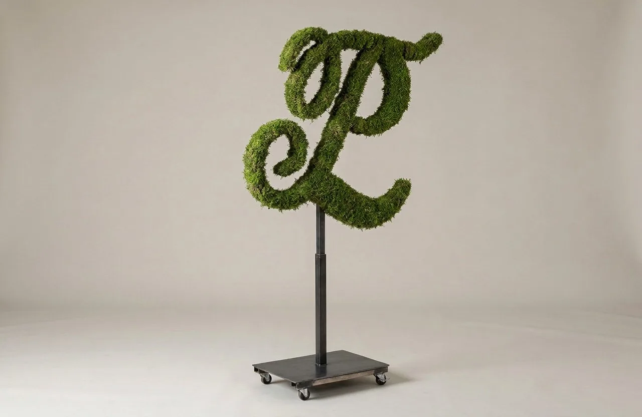 Monogram Letter L Topiary Frame, 72–90 in Monogram Letter L Topiary Frame, 72–90 in