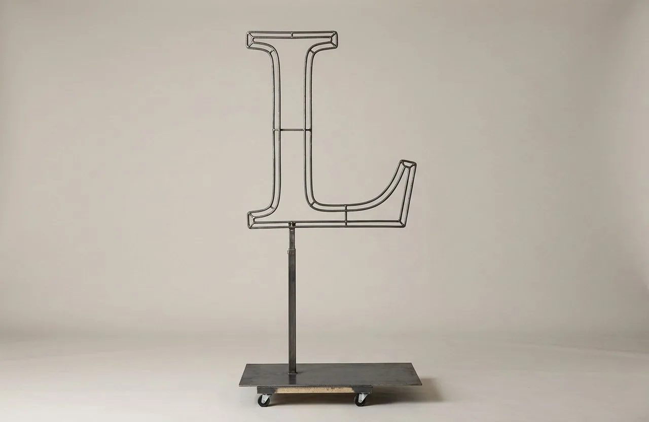 Monogram Letter L Topiary Frame, 72–90 in Monogram Letter L Topiary Frame, 72–90 in