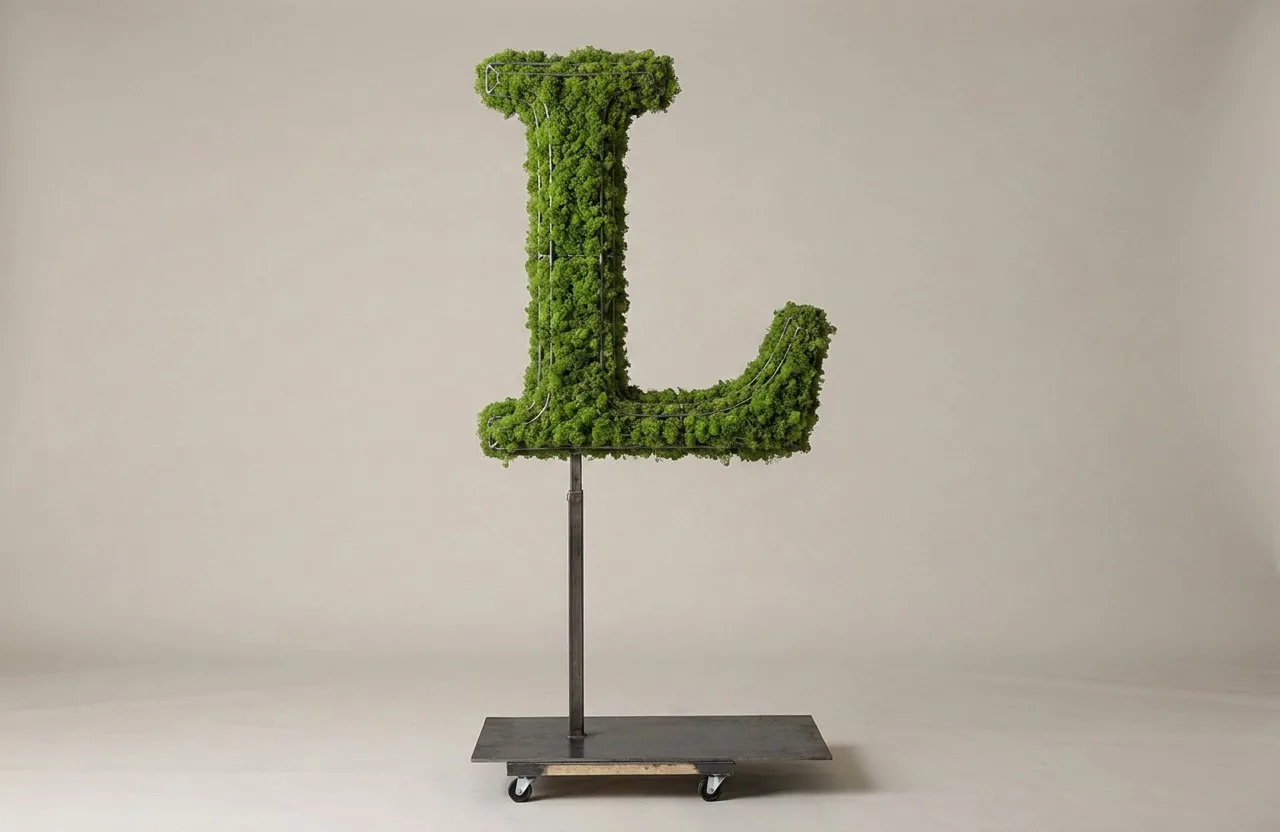 Monogram Letter L Topiary Frame, 72–90 in Monogram Letter L Topiary Frame, 72–90 in