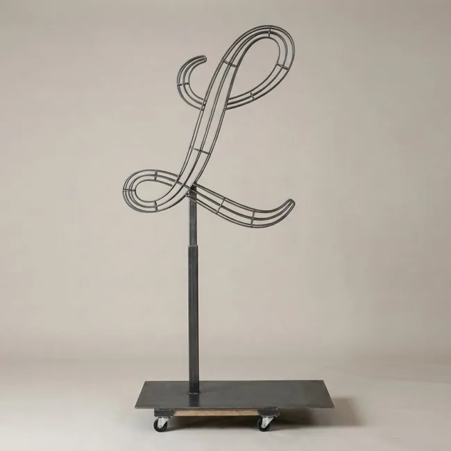 Monogram Letter L Topiary Frame, 72–90 in