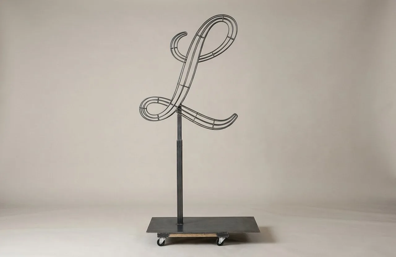 Monogram Letter L Topiary Frame, 72–90 in Monogram Letter L Topiary Frame, 72–90 in