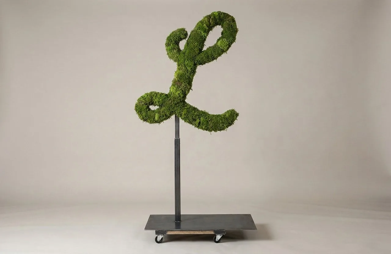 Monogram Letter L Topiary Frame, 72–90 in Monogram Letter L Topiary Frame, 72–90 in