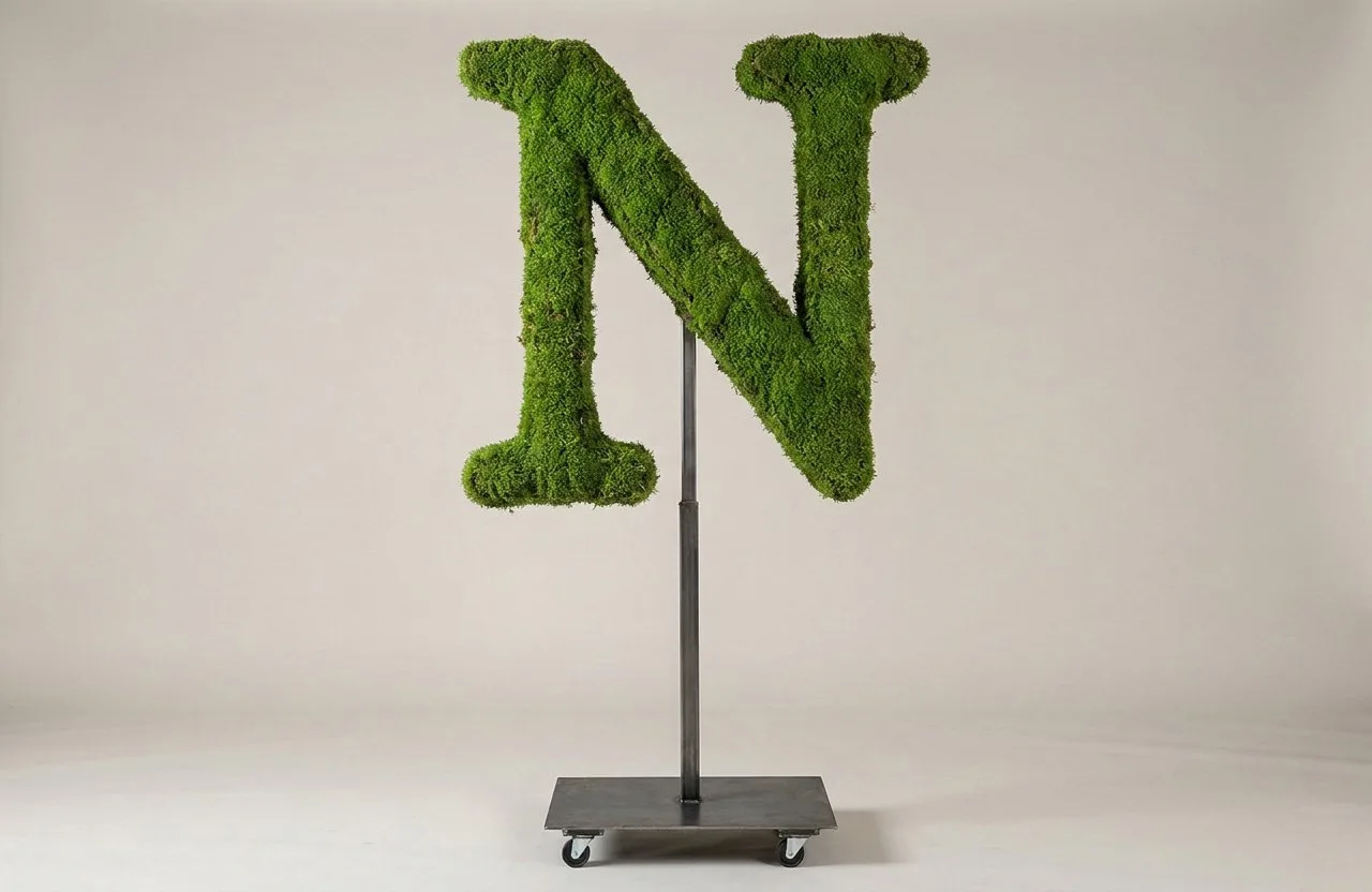 Monogram Letter N Topiary Frame, 72–90 in Monogram Letter N Topiary Frame, 72–90 in
