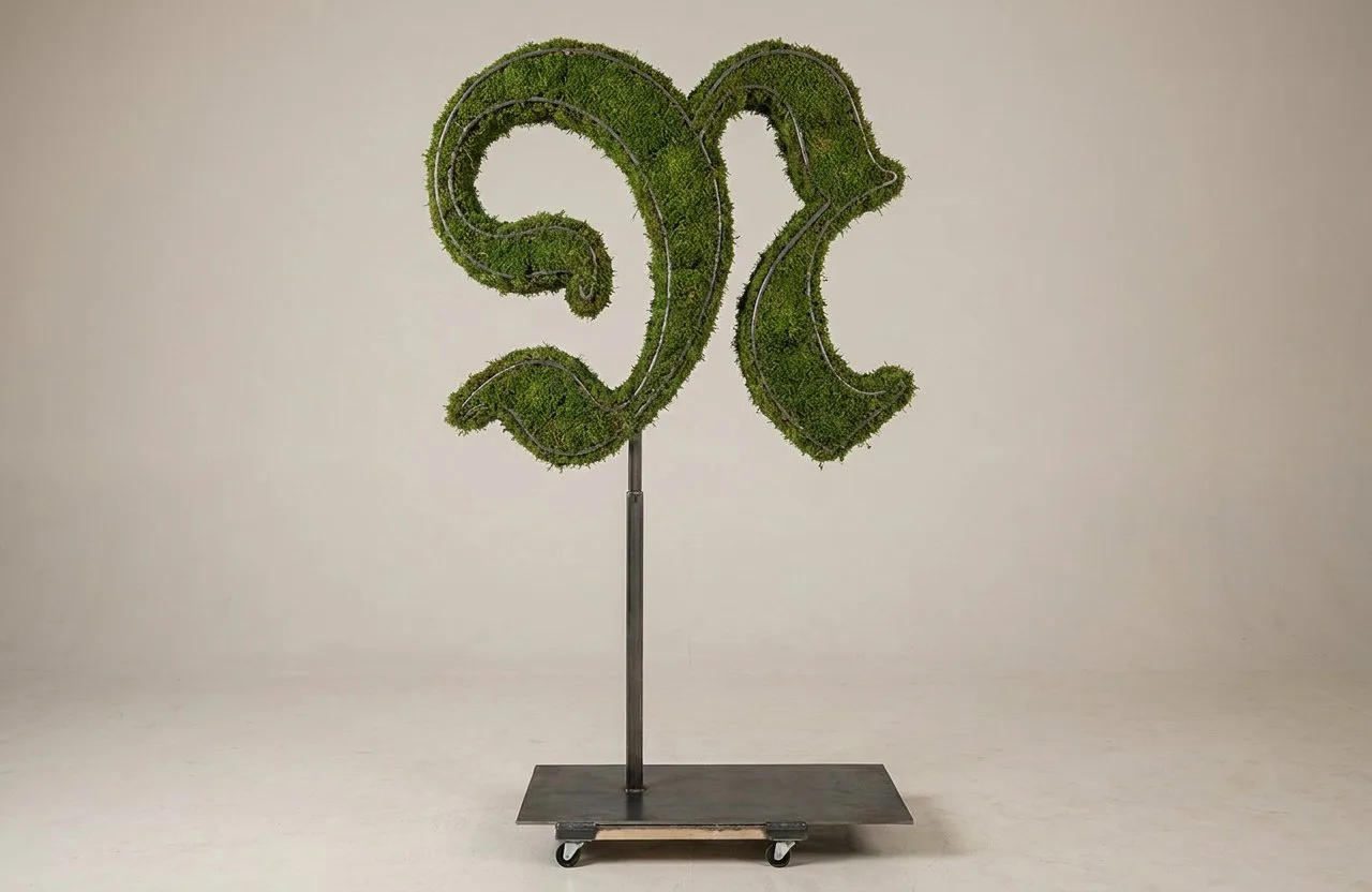 Monogram Letter N Topiary Frame, 72–90 in Monogram Letter N Topiary Frame, 72–90 in