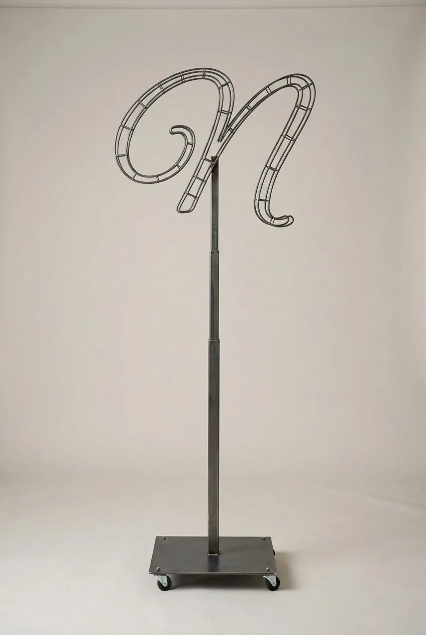 Monogram Letter N Topiary Frame, 72–90 in Monogram Letter N Topiary Frame, 72–90 in