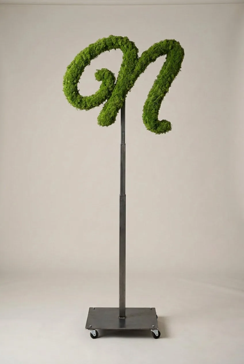 Monogram Letter N Topiary Frame, 72–90 in Monogram Letter N Topiary Frame, 72–90 in