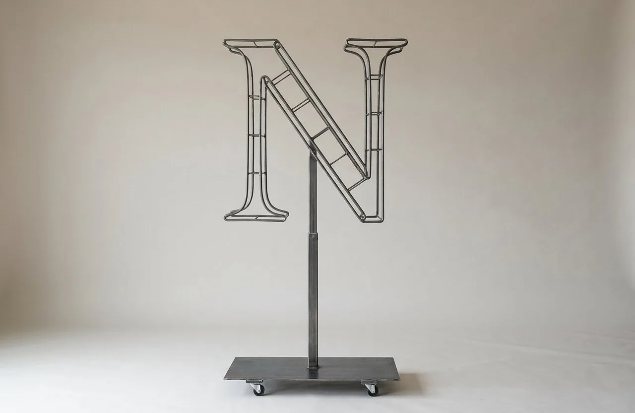 Monogram Letter N Topiary Frame, 72–90 in Monogram Letter N Topiary Frame, 72–90 in