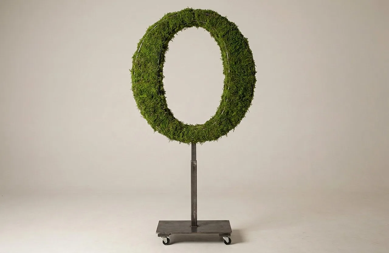 Monogram Letter O Topiary Frame, 72–90 in Monogram Letter O Topiary Frame, 72–90 in