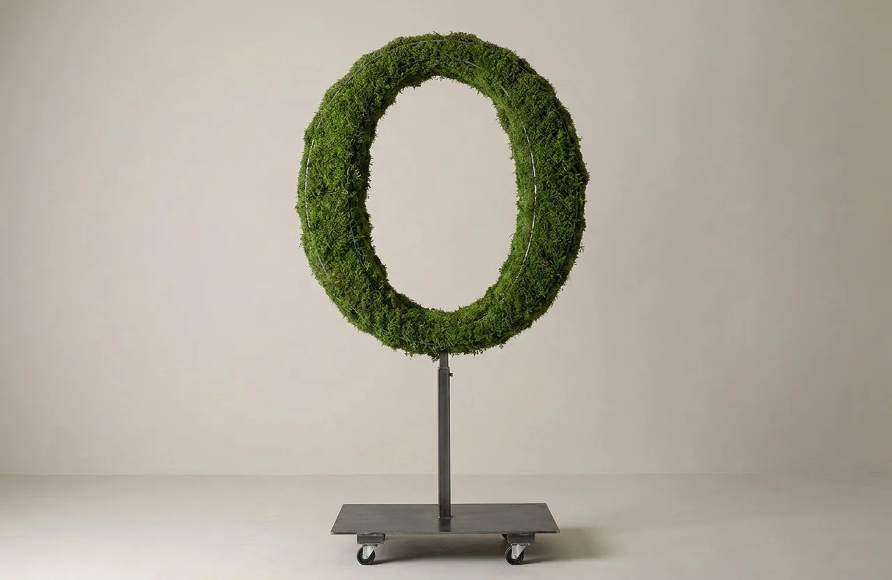 Monogram Letter O Topiary Frame, 72–90 in Monogram Letter O Topiary Frame, 72–90 in