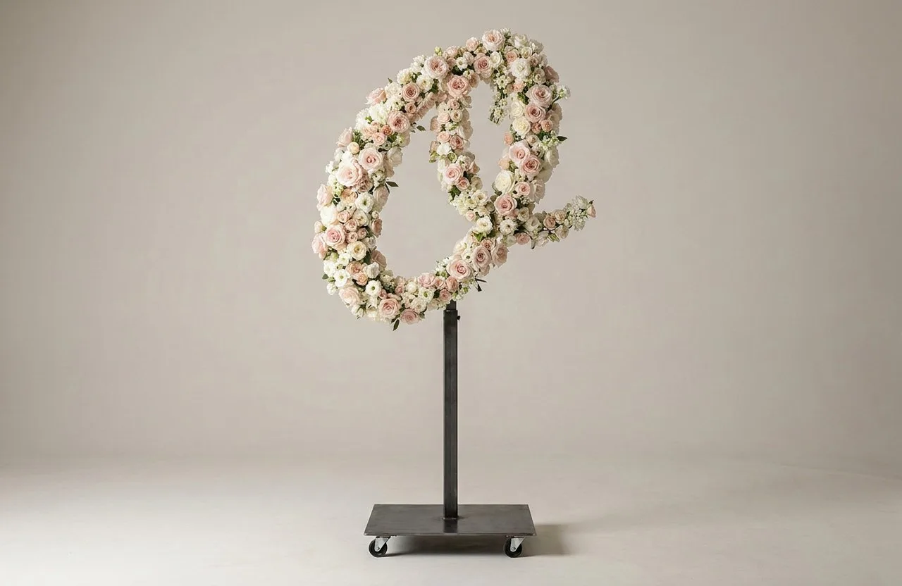 Monogram Letter O Topiary Frame, 72–90 in Monogram Letter O Topiary Frame, 72–90 in