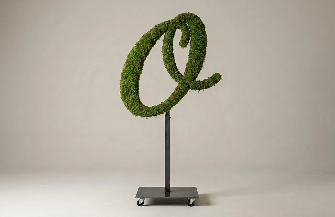 Monogram Letter O Topiary Frame, 72–90 in Monogram Letter O Topiary Frame, 72–90 in