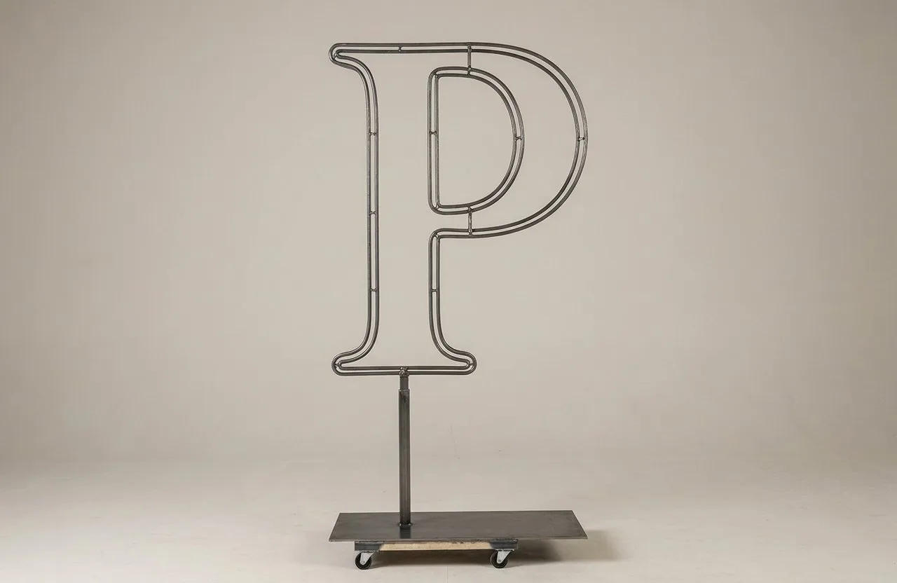 Monogram Letter P Topiary Frame, 72–90 in Monogram Letter P Topiary Frame, 72–90 in