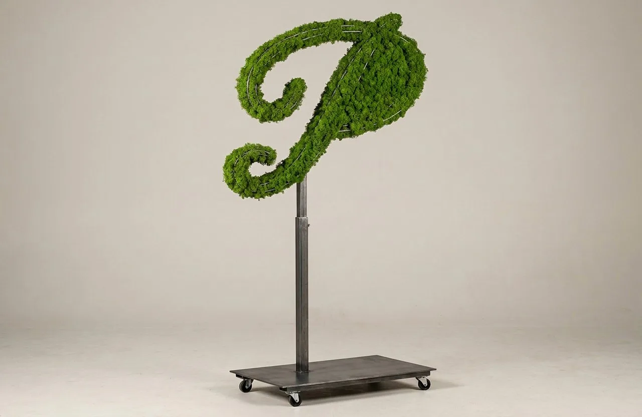 Monogram Letter P Topiary Frame, 72–90 in Monogram Letter P Topiary Frame, 72–90 in