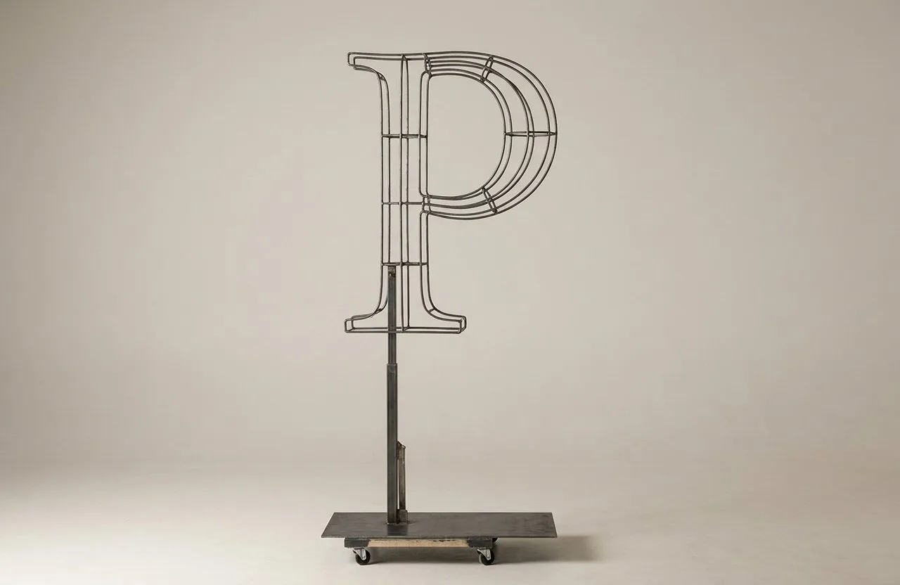 Monogram Letter P Topiary Frame, 72–90 in Monogram Letter P Topiary Frame, 72–90 in
