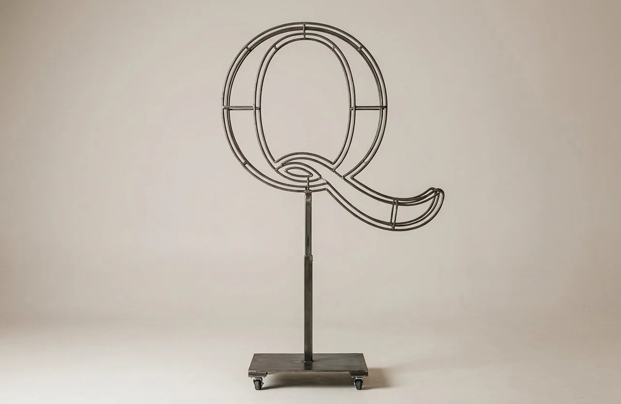 Monogram Letter Q Topiary Frame, 72–90 in Monogram Letter Q Topiary Frame, 72–90 in