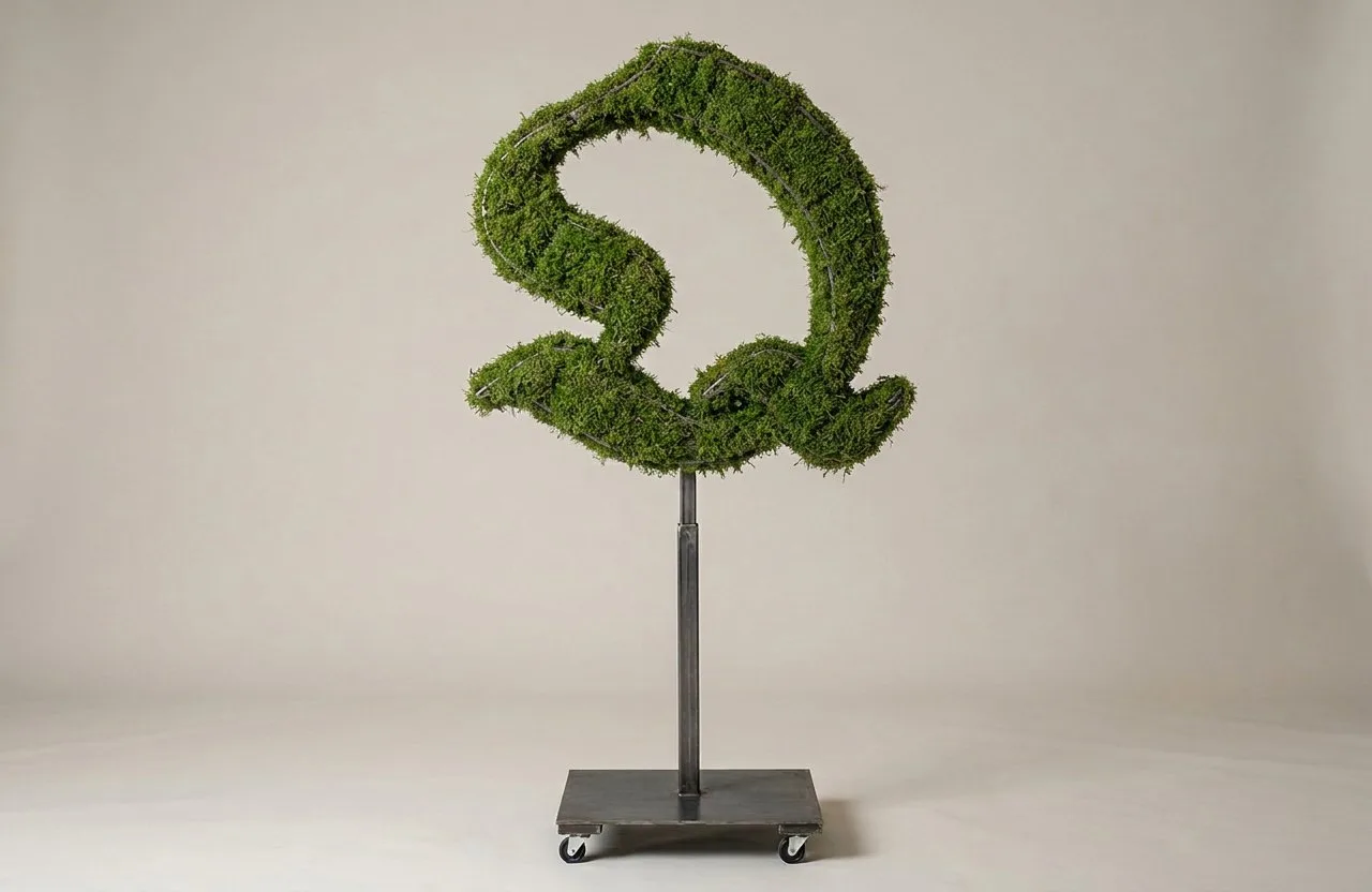 Monogram Letter Q Topiary Frame, 72–90 in Monogram Letter Q Topiary Frame, 72–90 in