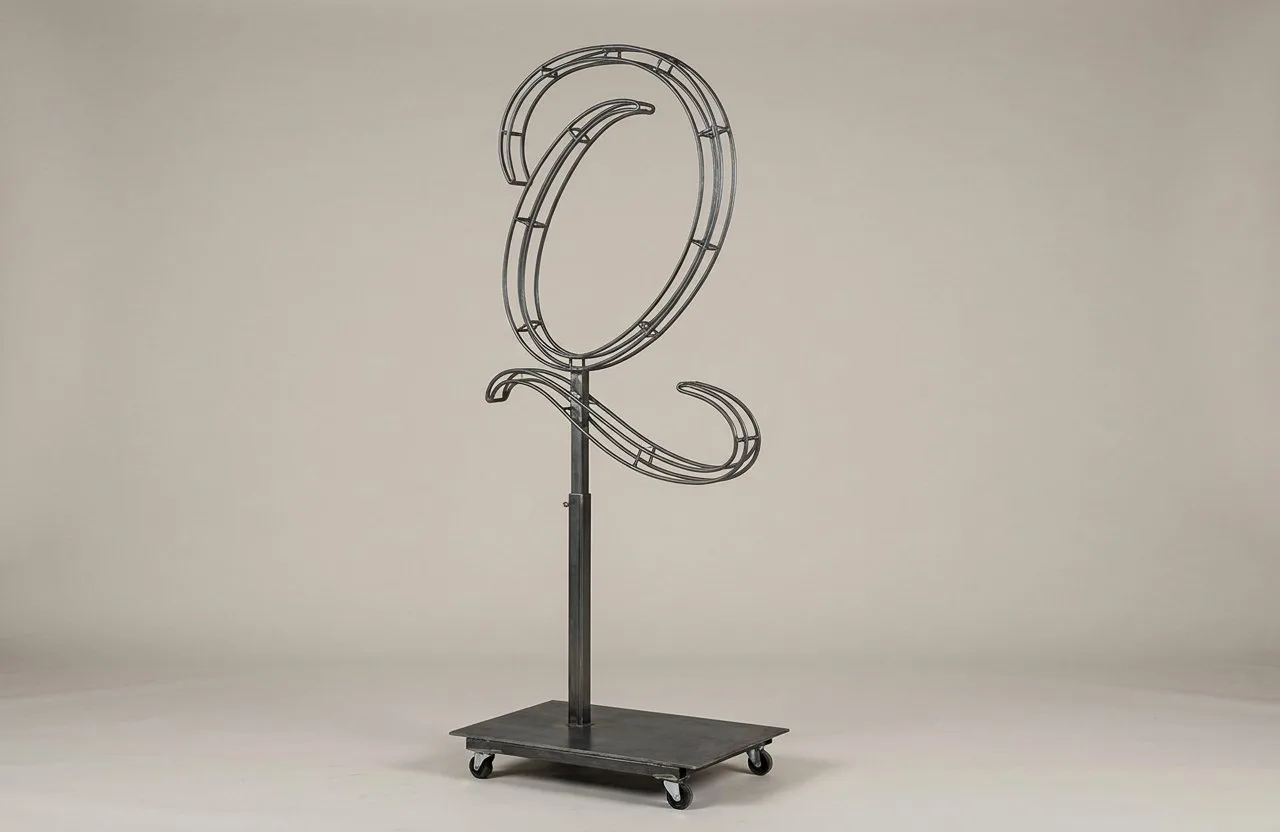 Monogram Letter Q Topiary Frame, 72–90 in Monogram Letter Q Topiary Frame, 72–90 in