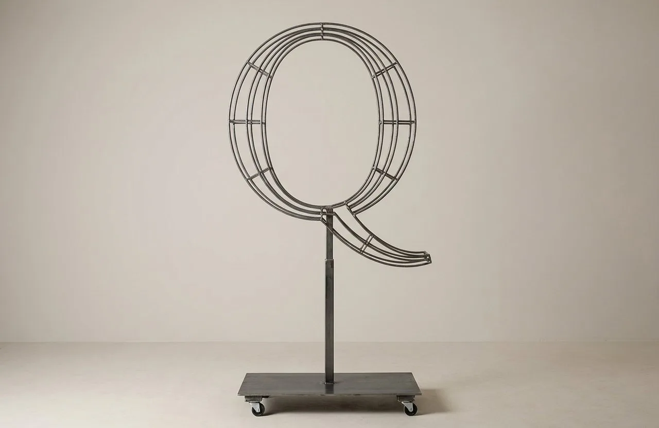 Monogram Letter Q Topiary Frame, 72–90 in Monogram Letter Q Topiary Frame, 72–90 in