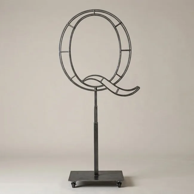 Monogram Letter Q Topiary Frame, 72–90 in